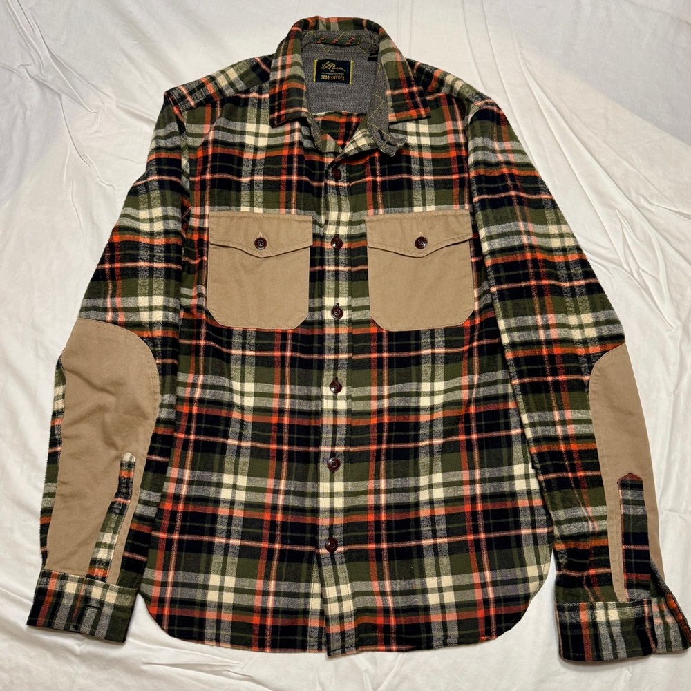 LL BEAN X TODD SNYDER PLAID CAMP SHIRT